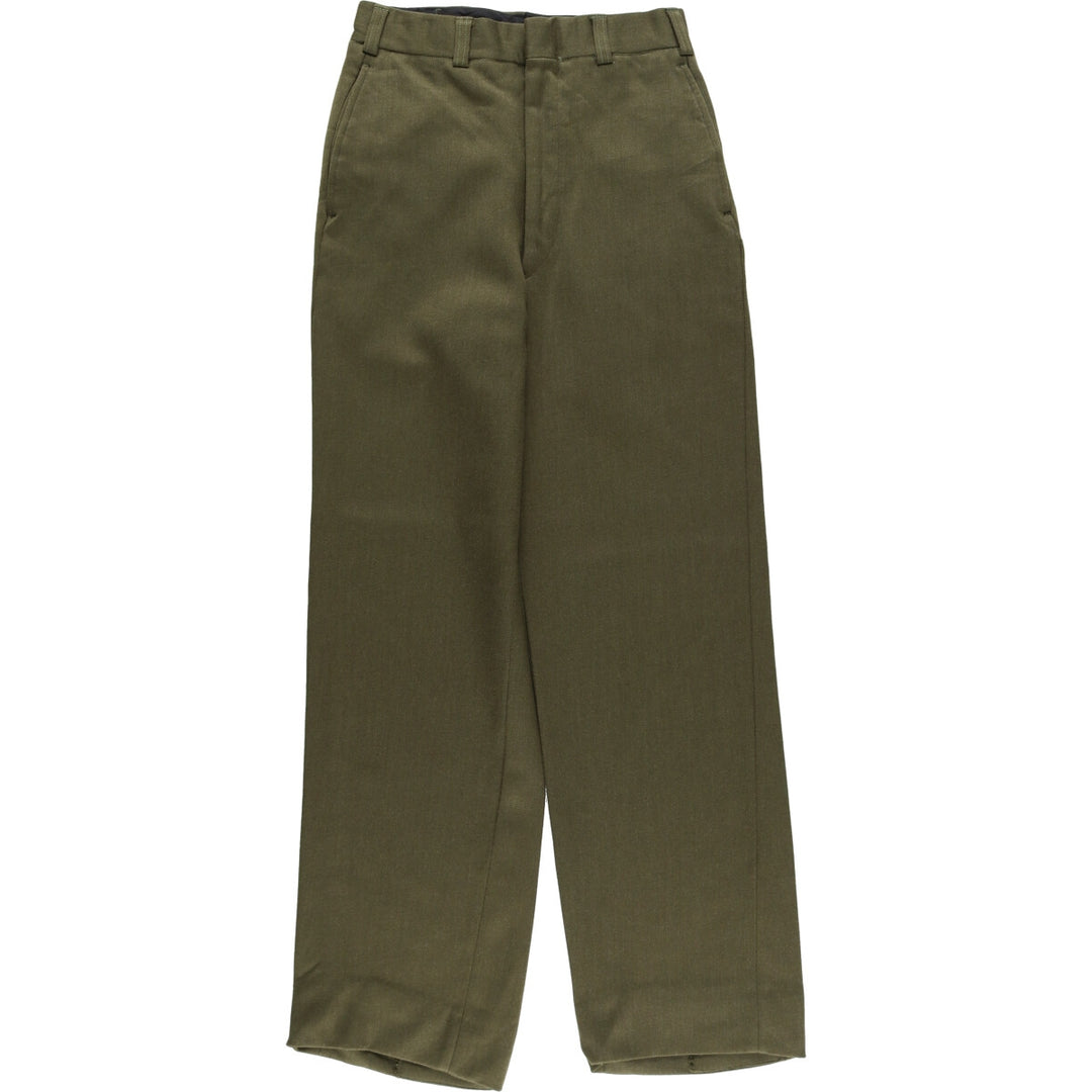 ~1950'S USMC genuine US military dress pants, wool slacks, made in USA, size 29 LONG, women's L equivalent, vintage /eaa422809