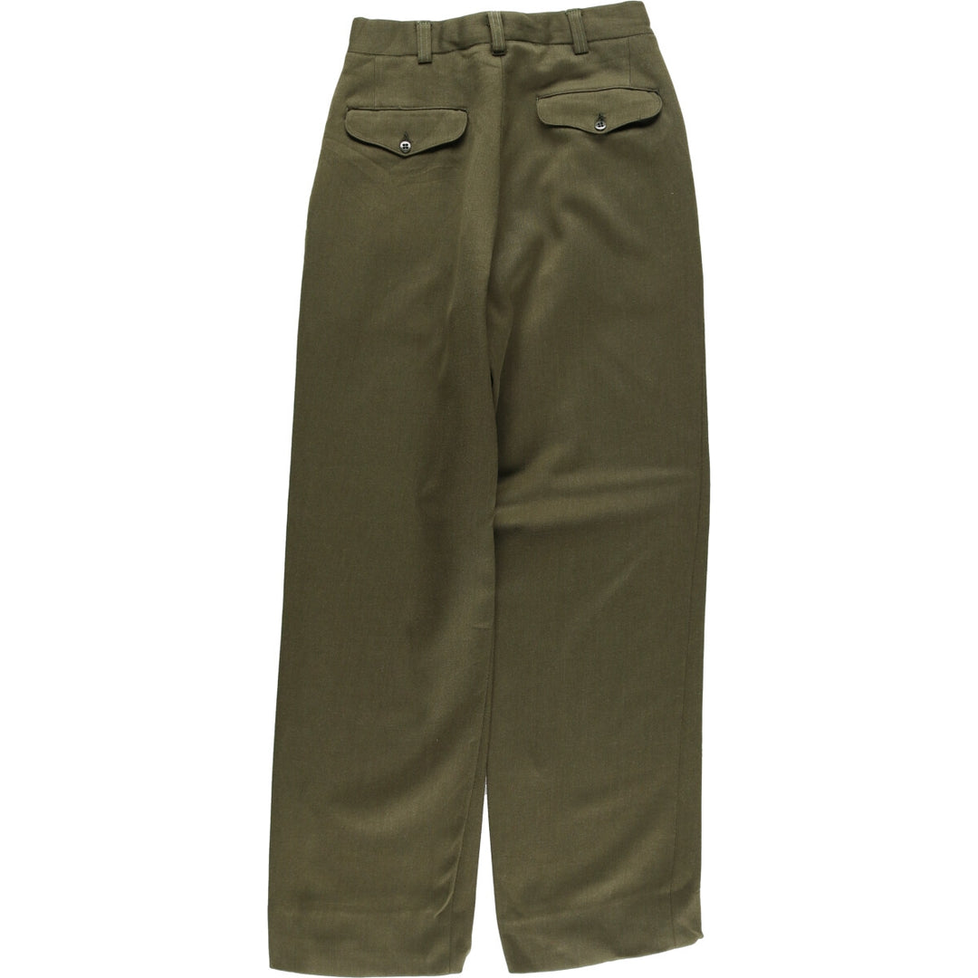 ~1950'S USMC genuine US military dress pants, wool slacks, made in USA, size 29 LONG, women's L equivalent, vintage /eaa422809