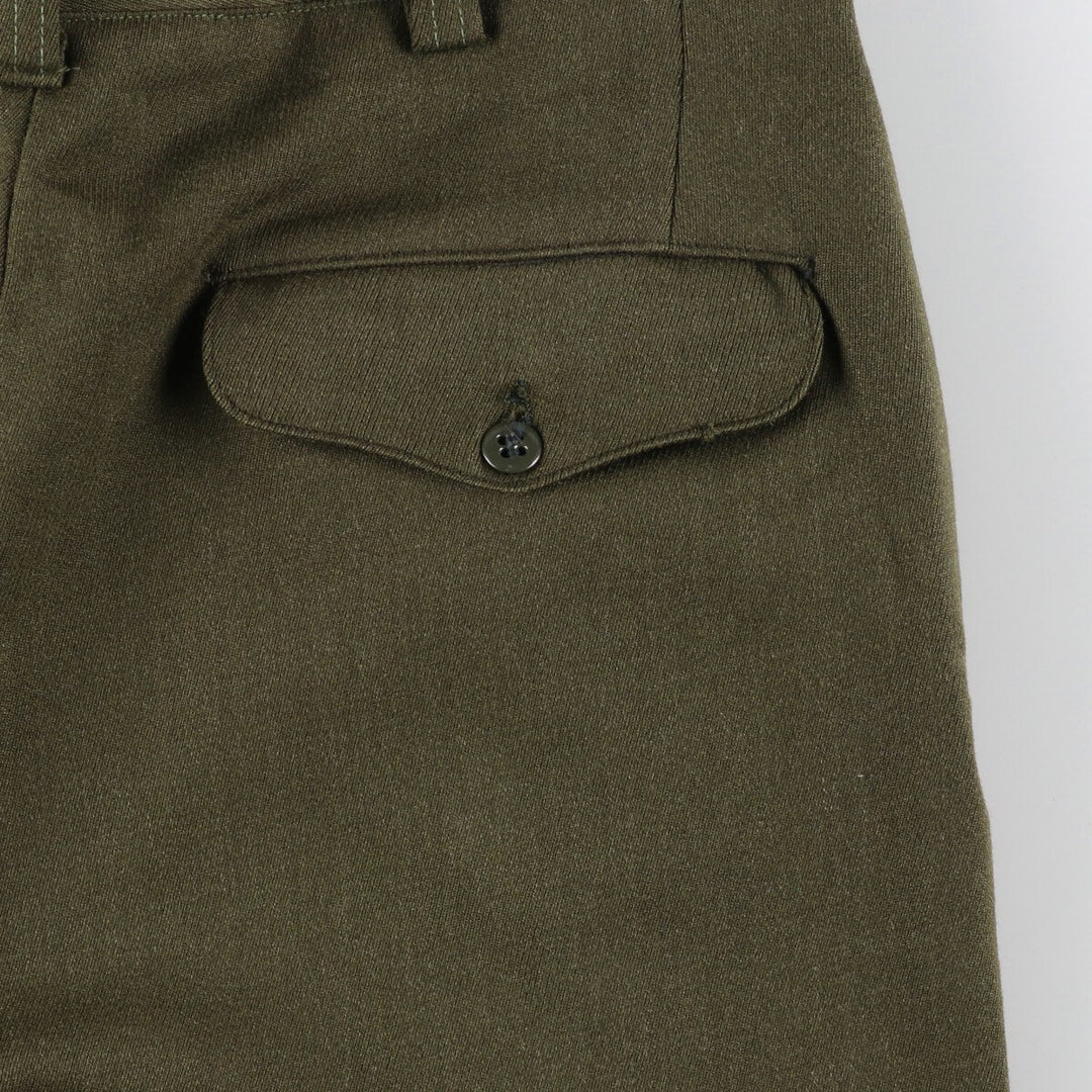 ~1950'S USMC genuine US military dress pants, wool slacks, made in USA, size 29 LONG, women's L equivalent, vintage /eaa422809