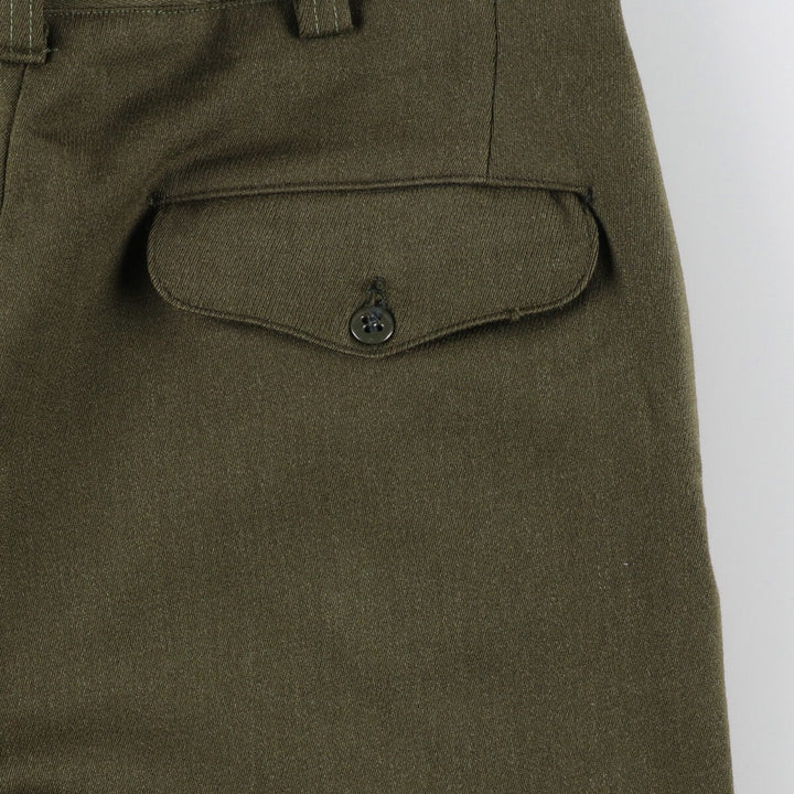 ~1950'S USMC genuine US military dress pants, wool slacks, made in USA, size 29 LONG, women's L equivalent, vintage /eaa422809