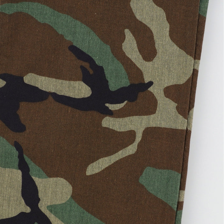 Civilian SAFTBAK Camouflage Pattern Woodland Camo Military Cargo Pants Men's Size W29 unclear Khaki type sage green Vintage Second Hand
