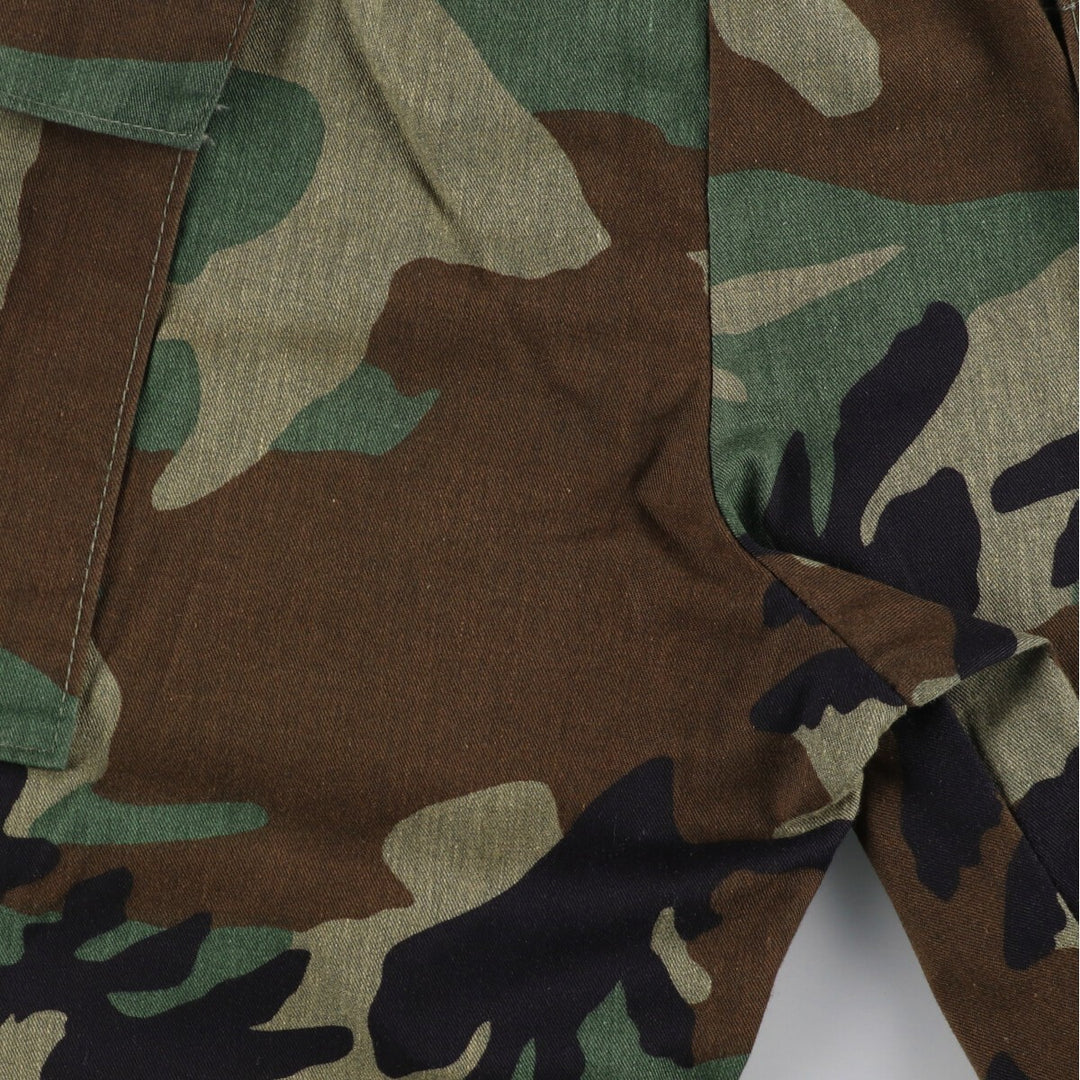 Civilian SAFTBAK Camouflage Pattern Woodland Camo Military Cargo Pants Men's Size W29 unclear Khaki type sage green Vintage Second Hand