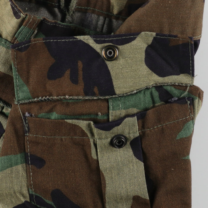 Civilian SAFTBAK Camouflage Pattern Woodland Camo Military Cargo Pants Men's Size W29 unclear Khaki type sage green Vintage Second Hand