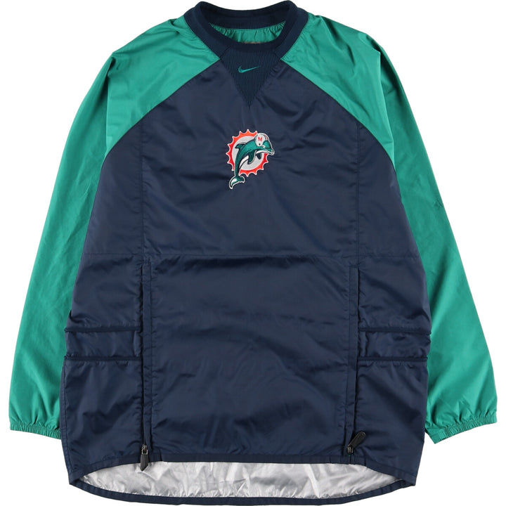 00'S Nike NIKE TEAM NFL MIAMI DOLPHINS Miami Dolphins nylon pullover men's M /eaa422888