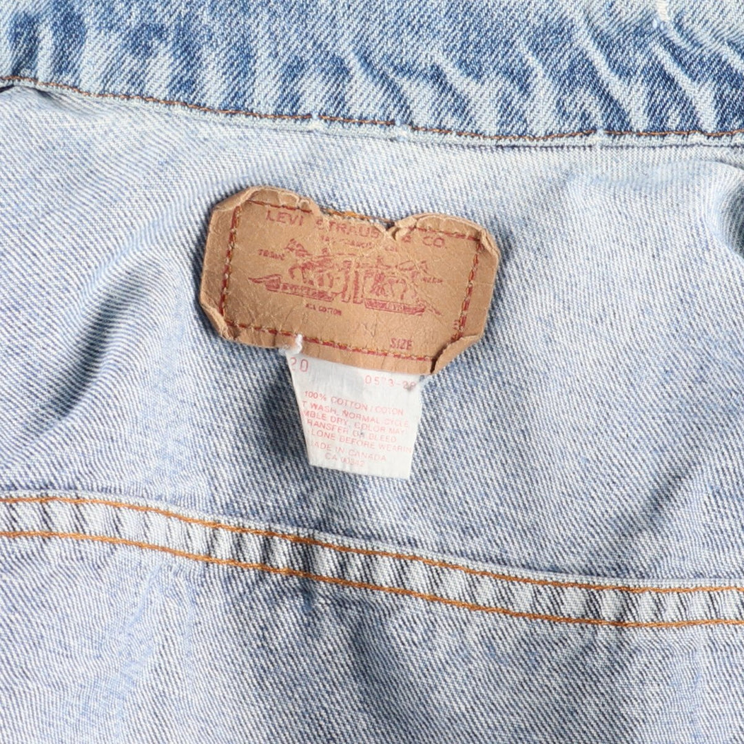 90'S Levi's denim jacket, denim jacket, made in Canada, women's size S, vintage /eaa422905