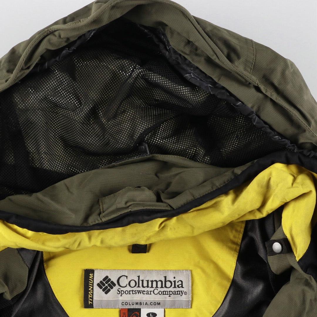 Columbia Titanium Mountain Parka Shell Jacket Men's L /eaa423081