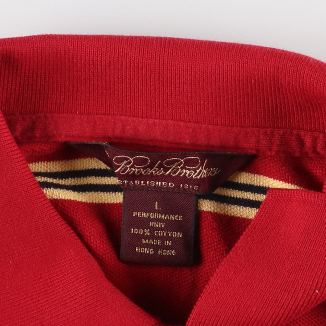 Brooks Brothers Est.1818 Long Sleeve Striped Polo Shirt Men's L /eaa423158