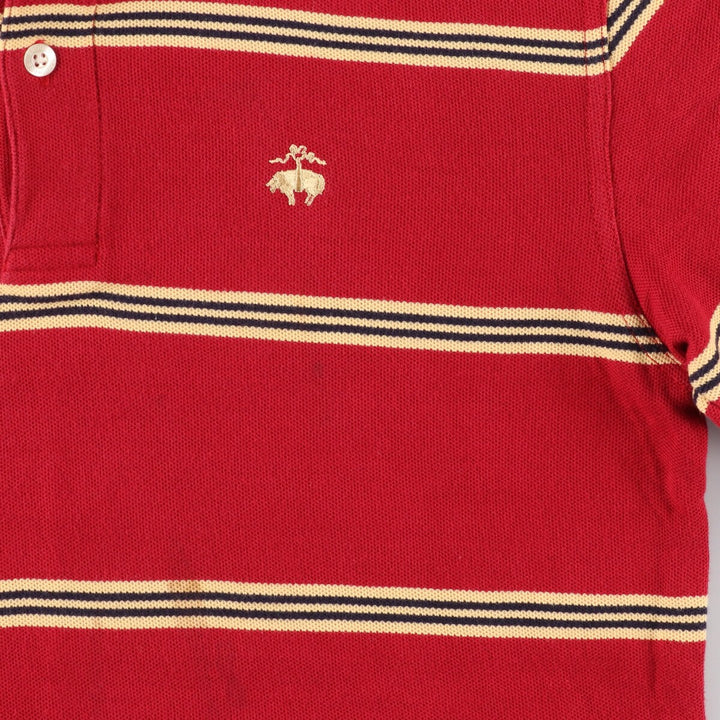 Brooks Brothers Est.1818 Long Sleeve Striped Polo Shirt Men's L /eaa423158