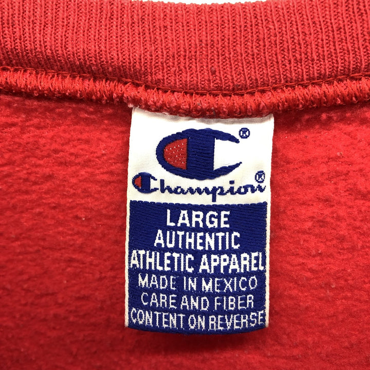 90'S Champion One Point Logo Sweatshirt, Men's L, Vintage /eaa423227
