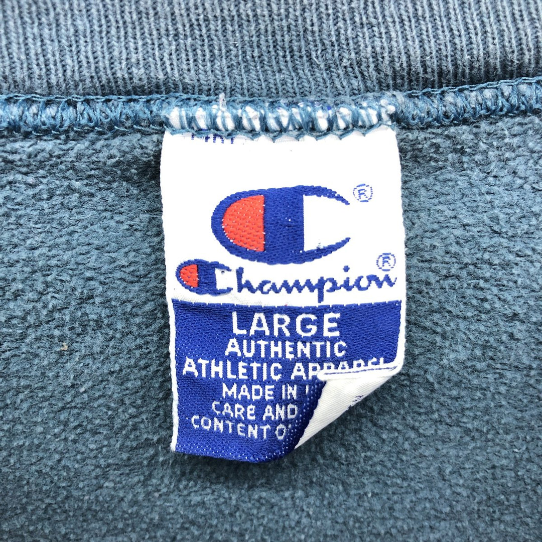 90'S Champion One Point Logo Sweatshirt Trainer Made in USA Men's L Vintage /eaa423228