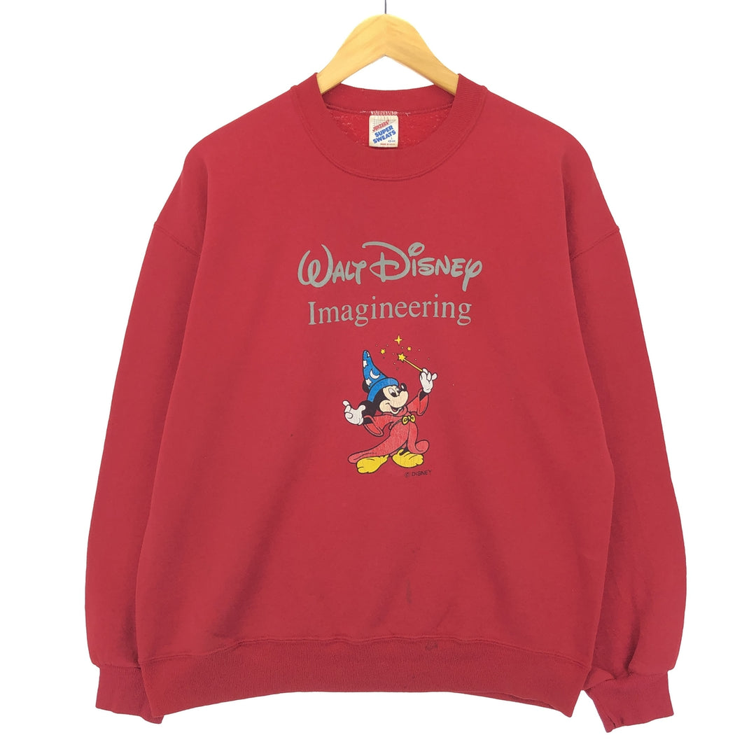 80'S Jerzees MICKEY MOUSE Mickey Mouse character sweatshirt, sweatshirt, made in USA, men's L, vintage /eaa423236