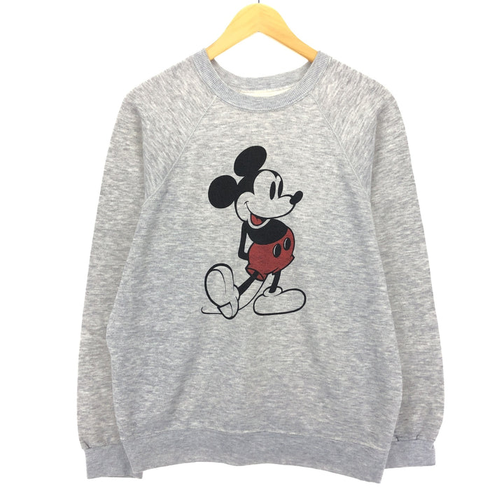 80'S Disney MICKEY MOUSE Mickey Mouse character sweatshirt, men's S, vintage /eaa423237