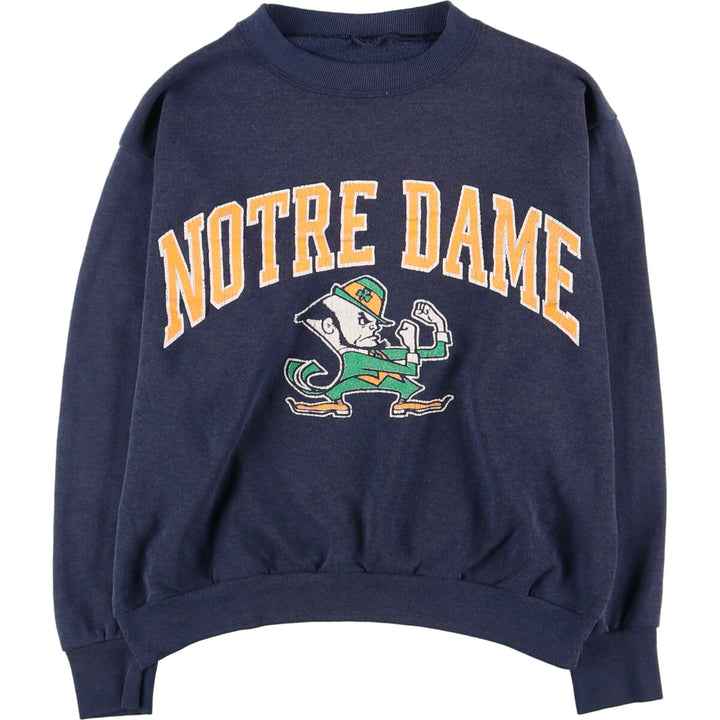 NOTRE DAME Notre Dame University College Character Sweatshirt Sweatshirt Women's L /eaa423261