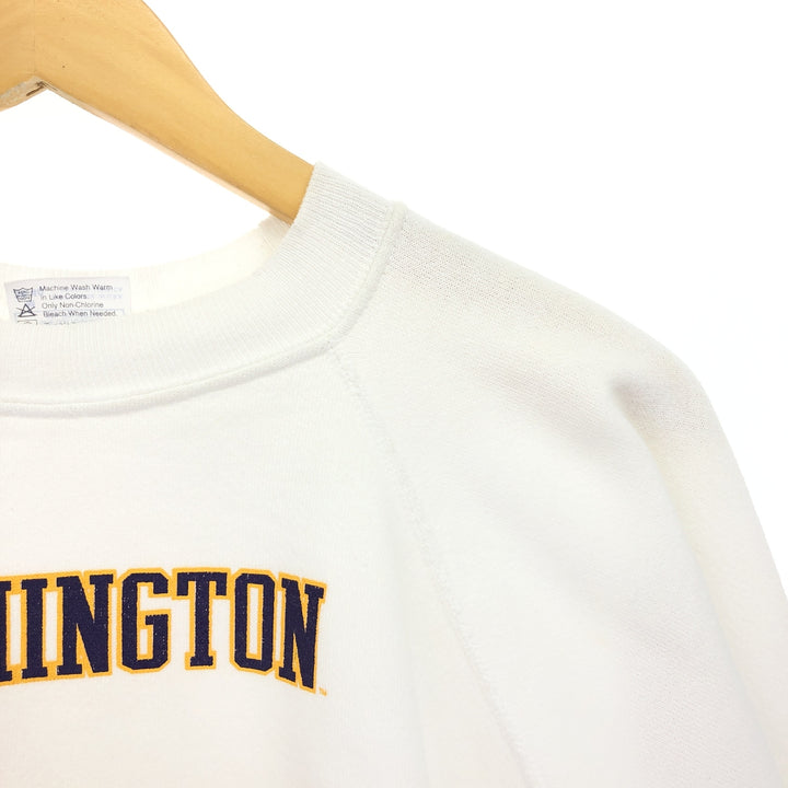 90'S Hanes WASHINGTON University of Washington Rose Bowl College Sweatshirt Trainer Made in USA Women's M Vintage /eaa423262