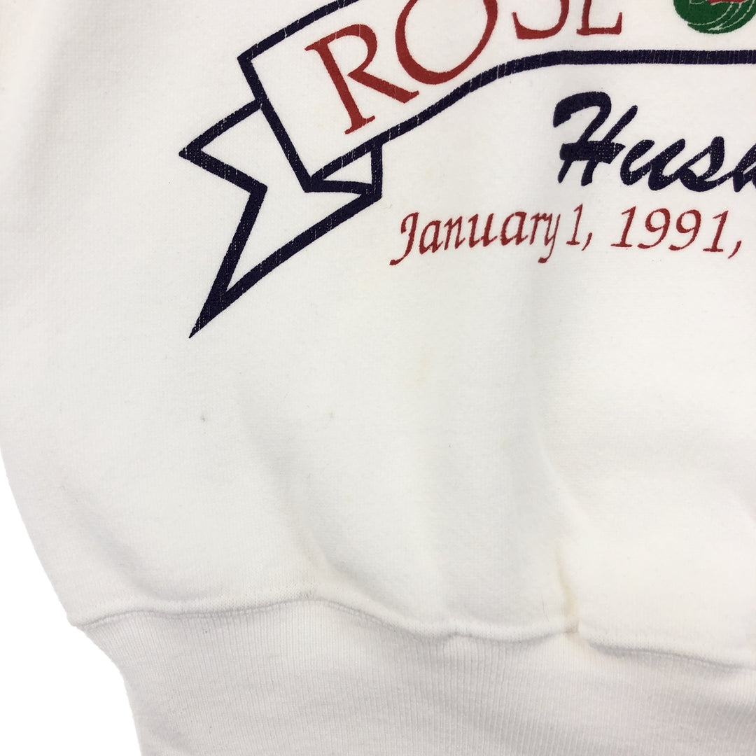 90'S Hanes University of Washington Rose Bowl College Sweatshirt Trainer Made in USA Women's M Vintage /eaa423262