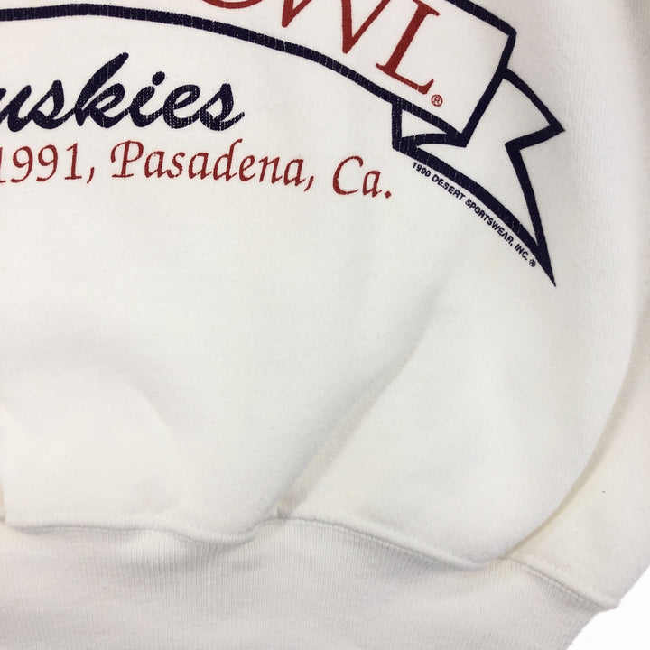 90'S Hanes WASHINGTON University of Washington Rose Bowl College Sweatshirt Trainer Made in USA Women's M Vintage /eaa423262