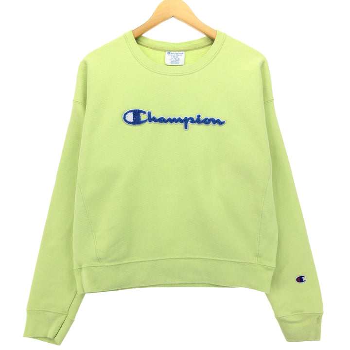 Champion Reverse Weave Replica Single Color Tag Logo Sweatshirt Trainer Women's L /eaa423266