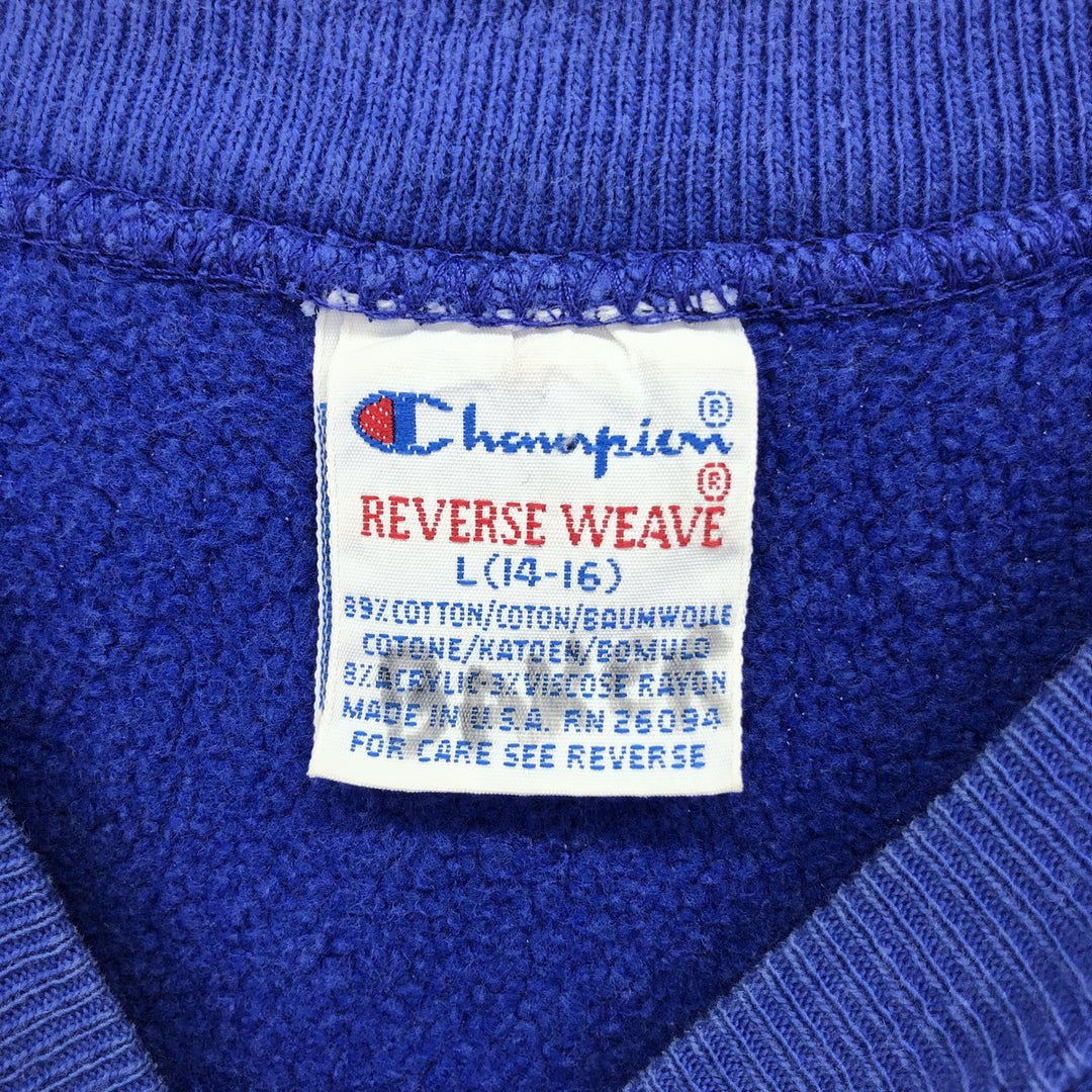 90'S Champion REVERSE WEAVE Reverse Weave embroidered tag sweatshirt, trainer, made in USA, women's M, vintage /eaa423267