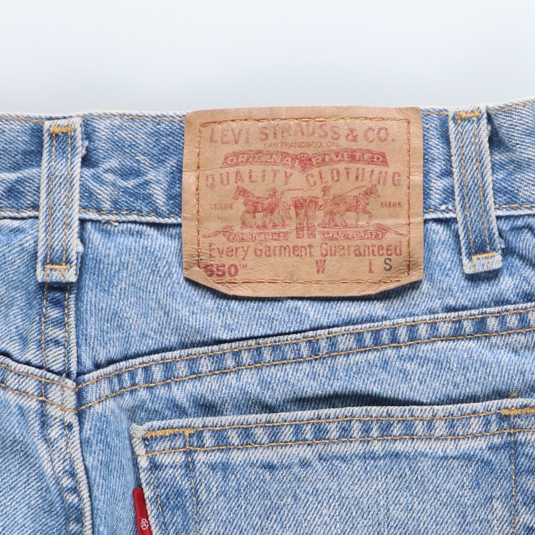 00'S Levi's 550 Relaxed Fit Tapered Leg Tapered Denim Pants Women's L (w28) /eaa423329