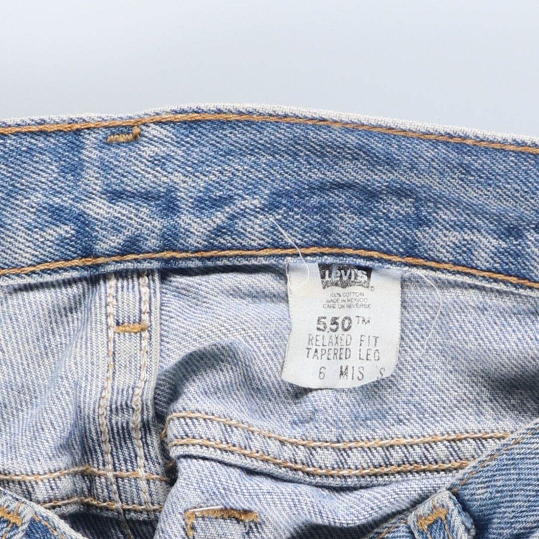 00'S Levi's 550 Relaxed Fit Tapered Leg Tapered Denim Pants Women's L (w28) /eaa423329