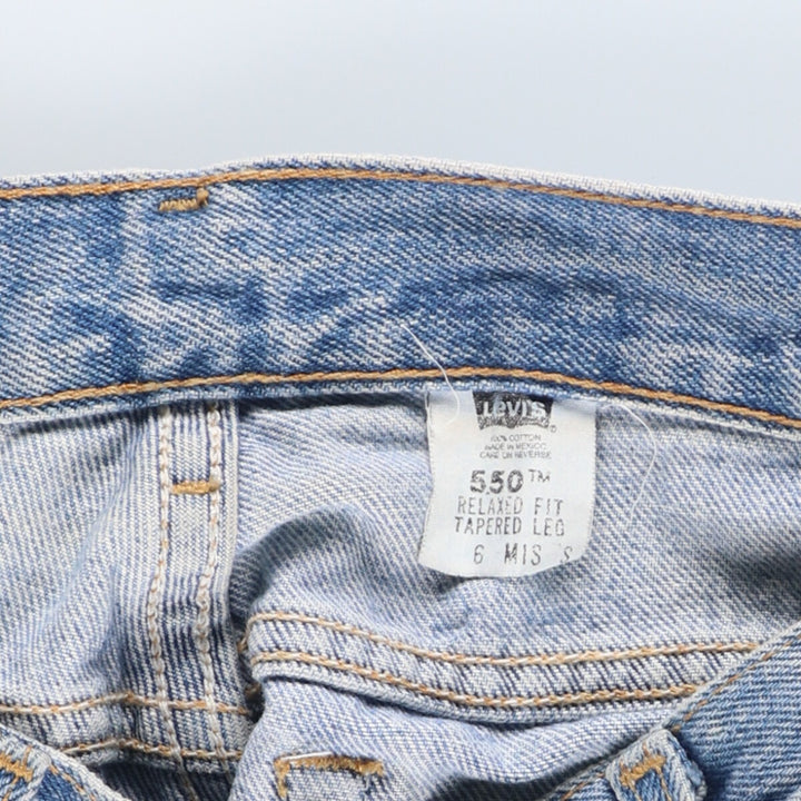 00'S Levi's 550 Relaxed Fit Tapered Leg Tapered Denim Pants Women's L (w28) /eaa423329