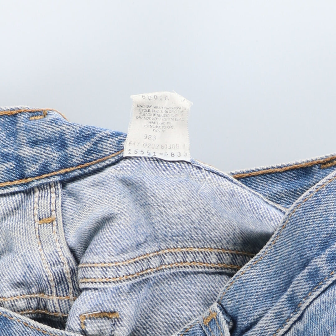 00'S Levi's 550 Relaxed Fit Tapered Leg Tapered Denim Pants Women's L (w28) /eaa423329