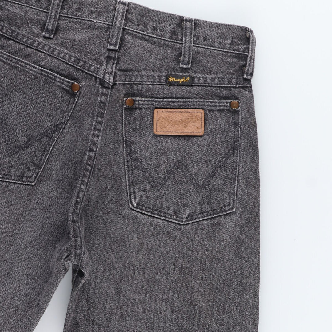 80'S Wrangler 13MBKG Black Denim Pants Made in USA Women's L (w27) Vintage /eaa423398