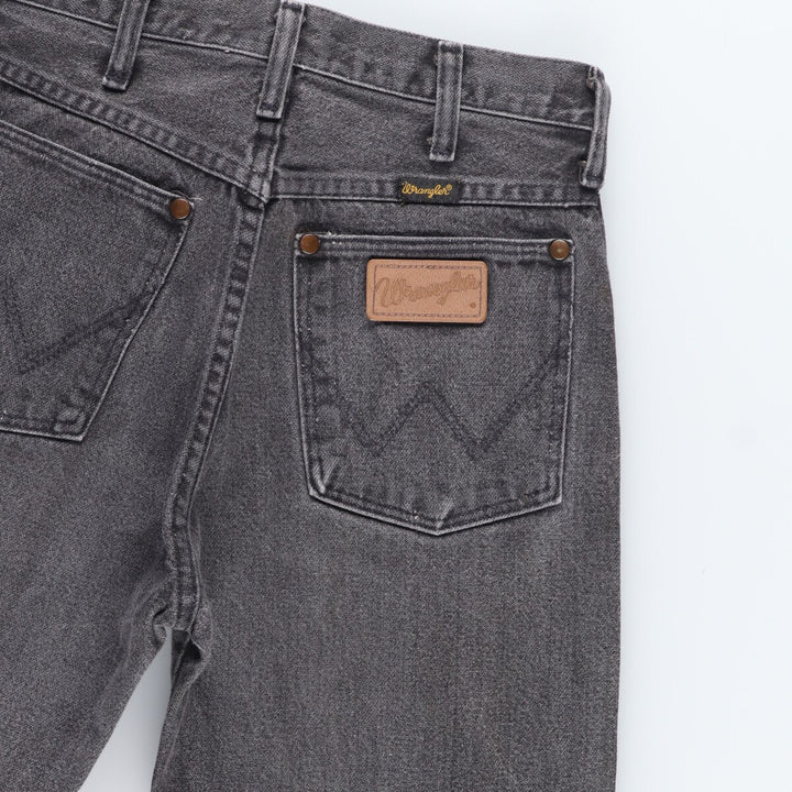 80'S Wrangler 13MBKG Black Denim Pants Made in USA Women's L (w27) Vintage /eaa423398