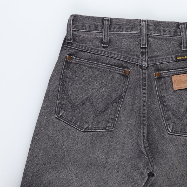 80'S Wrangler 13MBKG Black Denim Pants Made in USA Women's L (w27) Vintage /eaa423398
