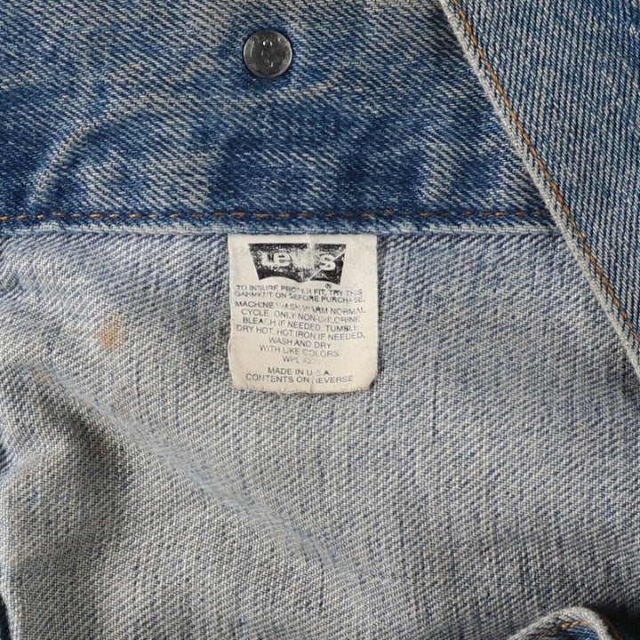 90'S Levi's 70507-4890 denim jacket, G-jacket, made in USA, men's L, vintage /eaa423448