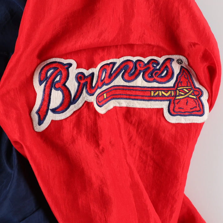 90'S Starter MLB ATLANTA BRAVES Nylon Jacket Made in USA Men's L Vintage /eaa423496