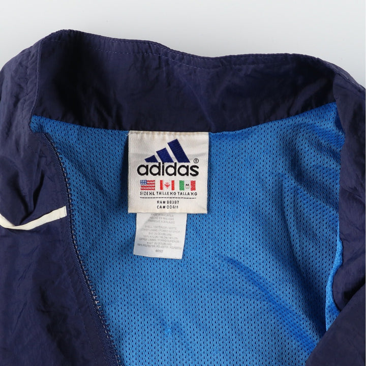 Big size 90'S Adidas nylon jacket men's XXXL vintage / eaa423497