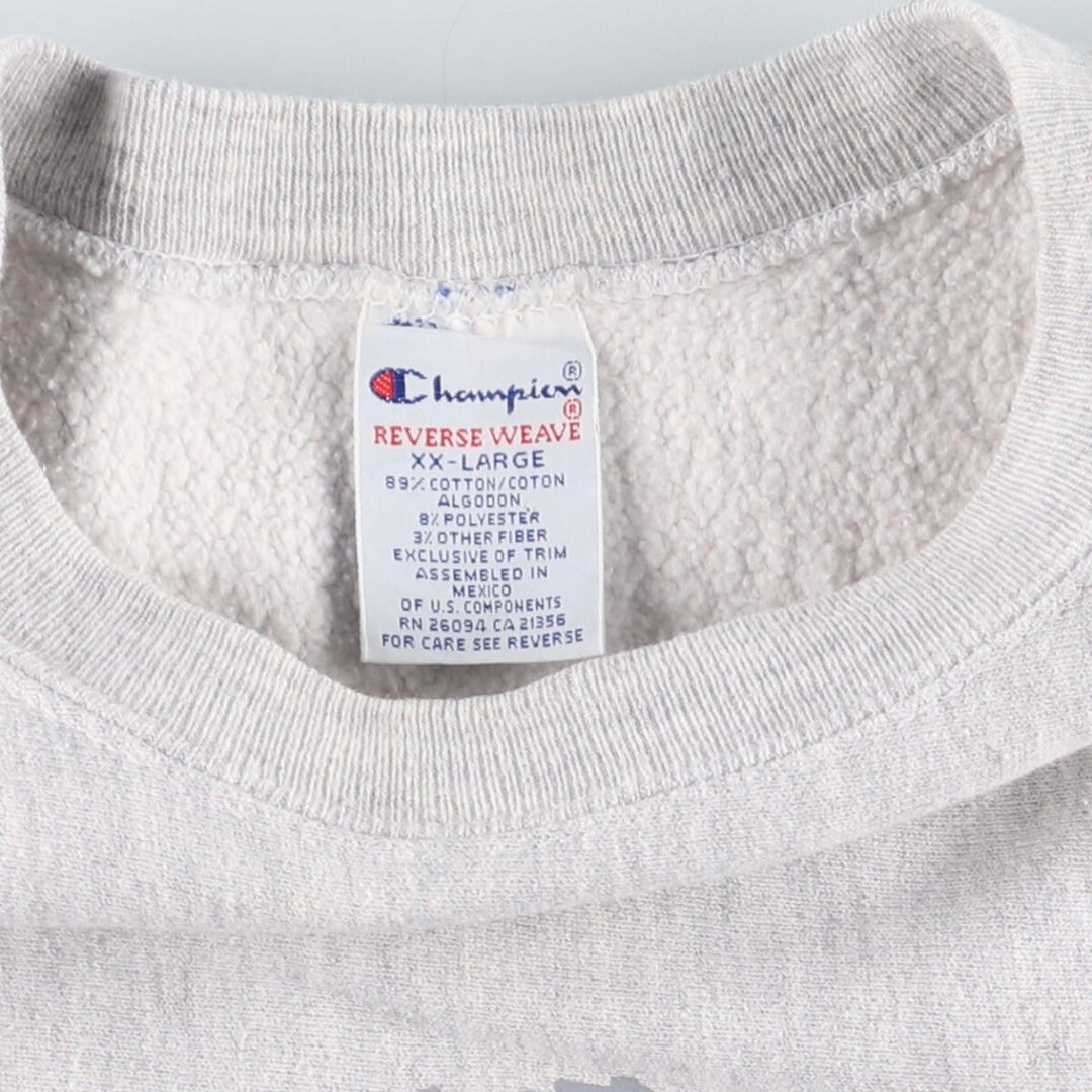 90'S Champion REVERSE WEAVE Reverse Weave Embroidered Tag HARVARD Harvard University Cut-off College Sweatshirt Trainer Women's XXL Vintage /eaa423554