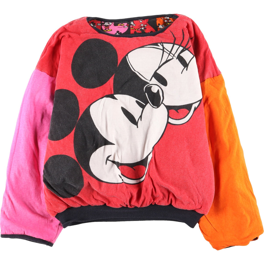 90'S Reversible Mickey Mouse & Minnie Mouse Character Sweatshirt Sweatshirt Women's XXL Vintage /eaa423558