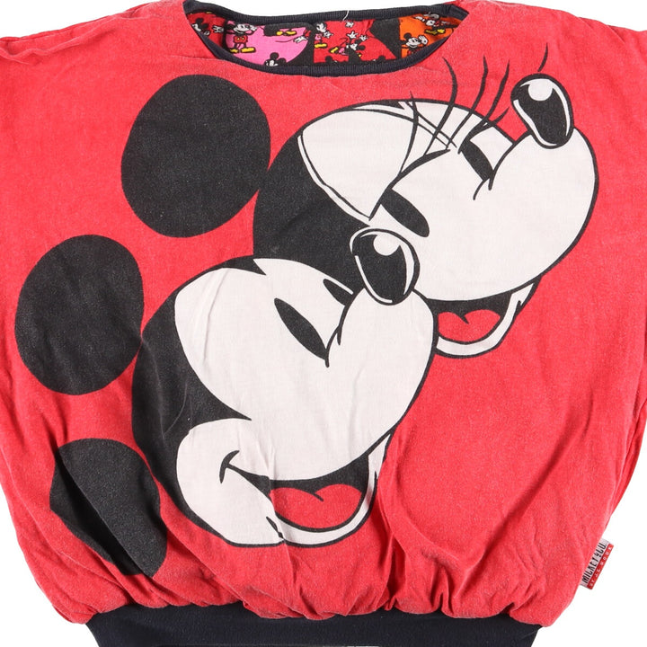 90'S Reversible Mickey Mouse & Minnie Mouse Character Sweatshirt Sweatshirt Women's XXL Vintage /eaa423558