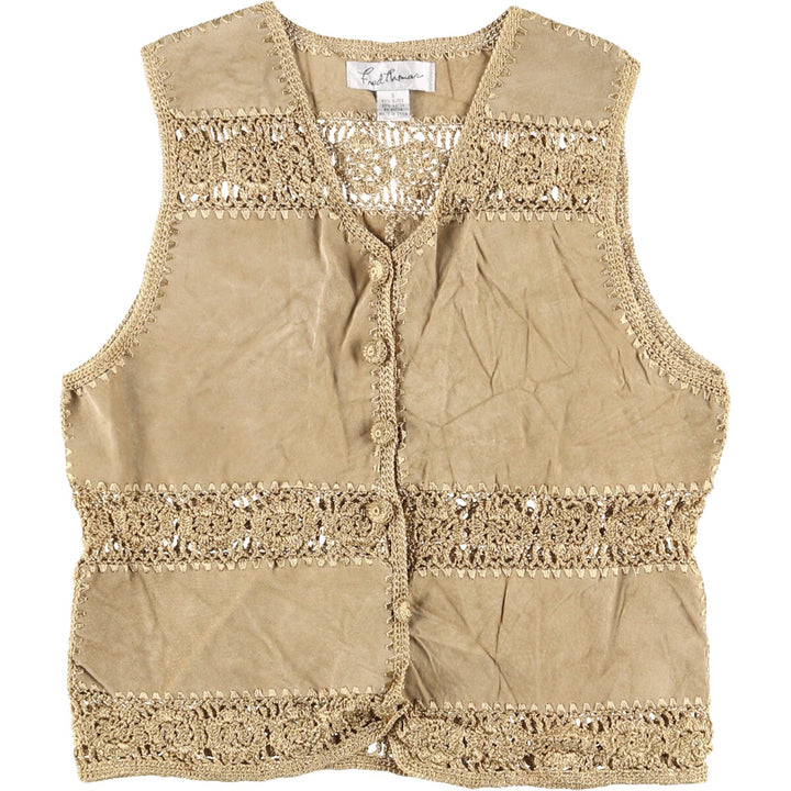 Frad Hamar Suede Leather Vest Women's S /eaa423690