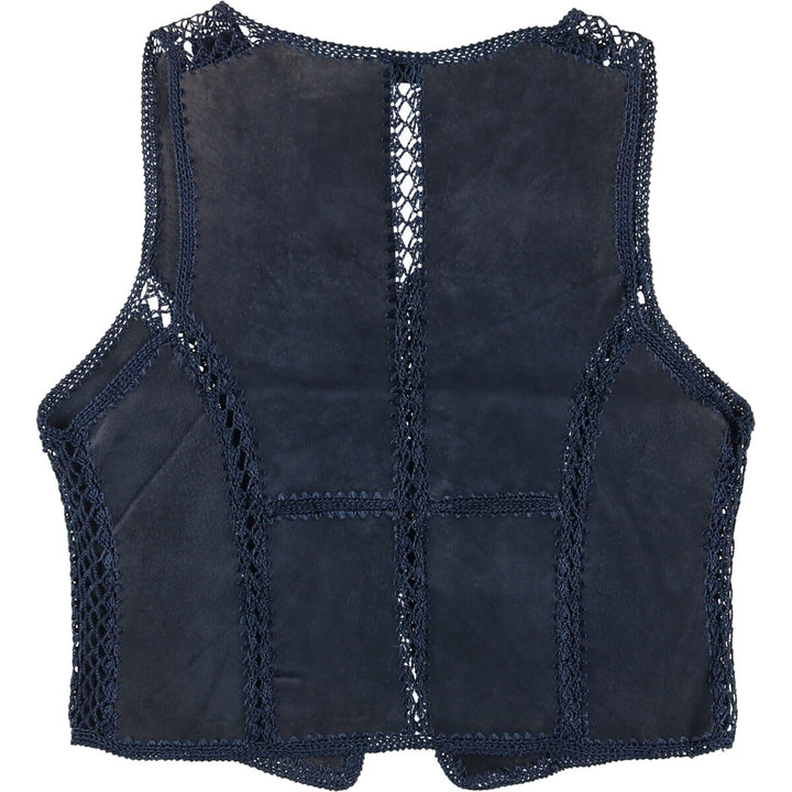 COVONA Suede Leather Vest Women's L /eaa423691