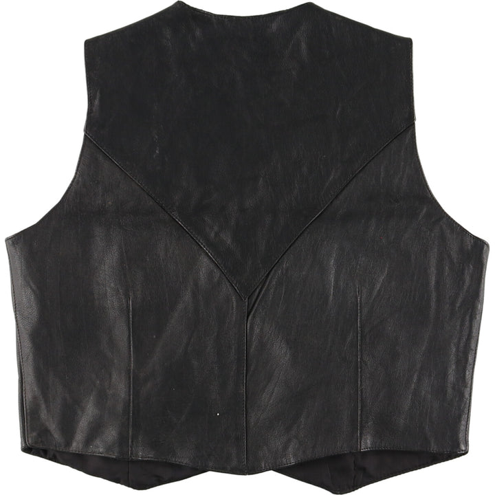 MOB Leather Vest Women's L /eaa423692