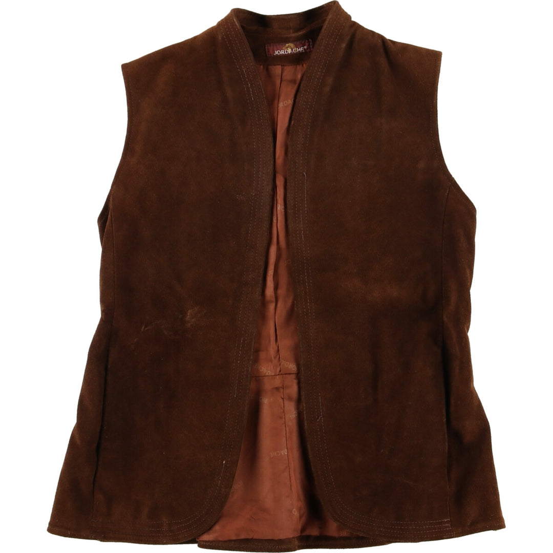 JORDACHE suede leather vest for women S /eaa423697