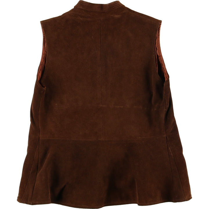 JORDACHE suede leather vest for women S /eaa423697