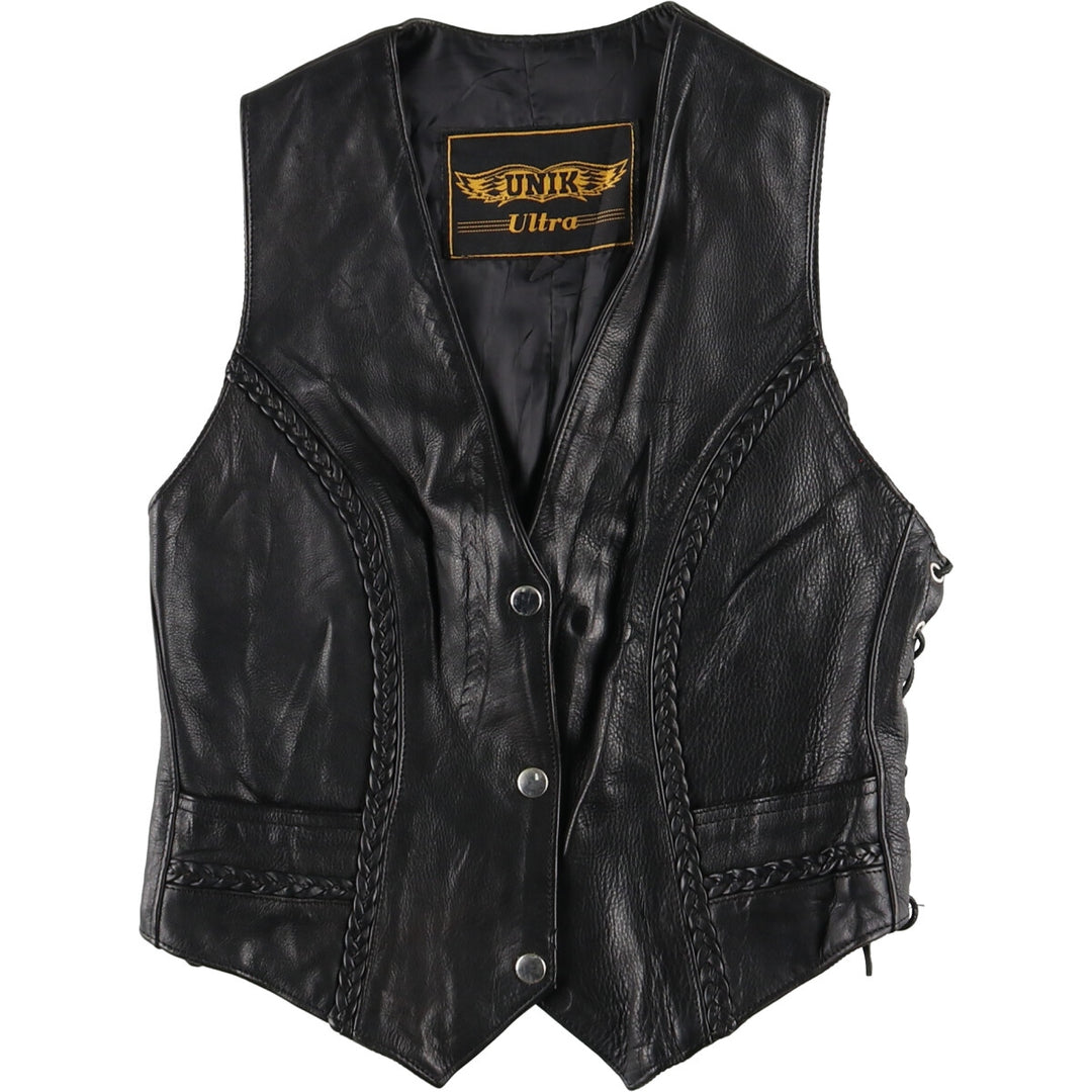 UNIK Leather Vest Women's S /eaa423698