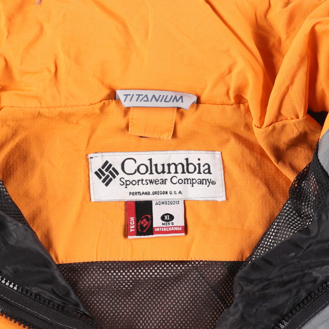 00'S Columbia Titanium Omni-Tech Mountain Jacket Shell Jacket Men's XL /eaa423726