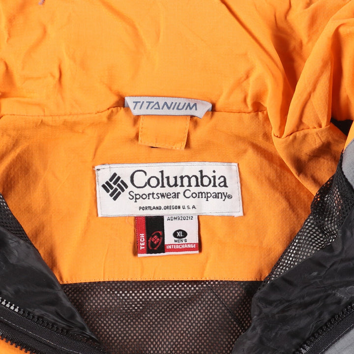 00'S Columbia Titanium Omni-Tech Mountain Jacket Shell Jacket Men's XL /eaa423726