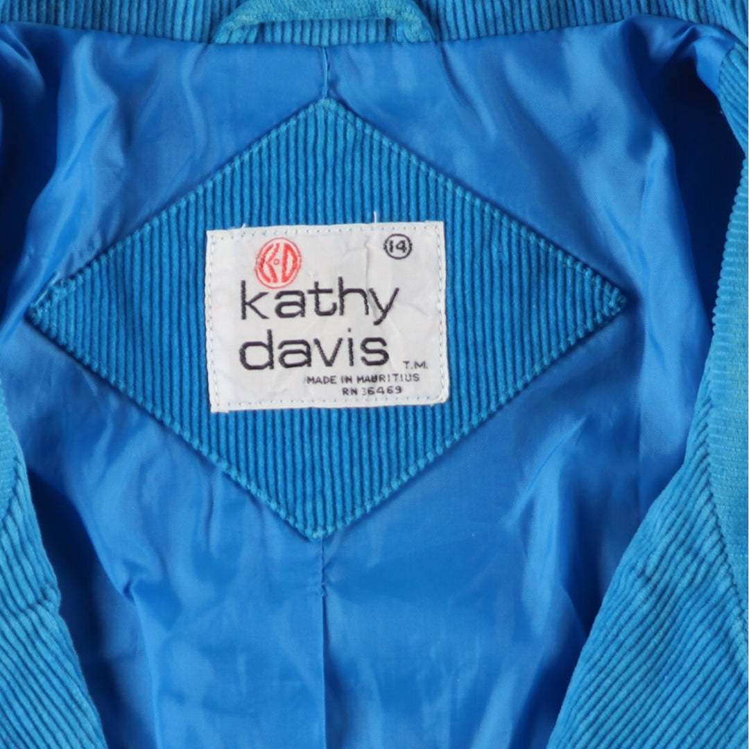 Kathy davis Corduroy Tailored Jacket Women's L /eaa423785