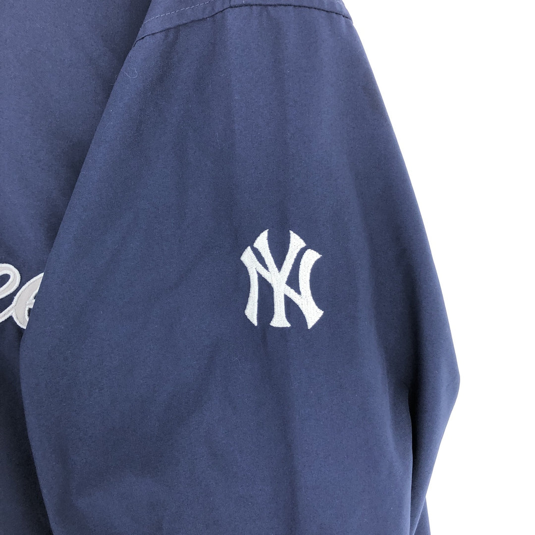90'S Majestic MLB NEW YORK YANKEES New York Yankees warm-up pullover men's XL long sleeve vintage /eaa423813