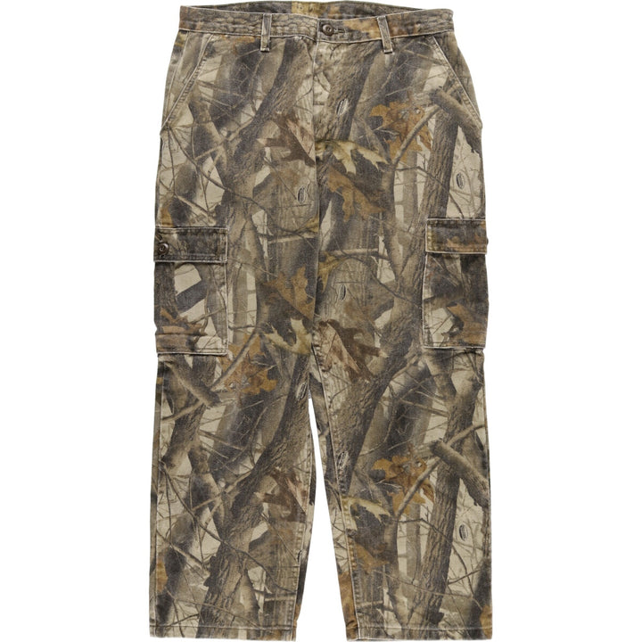 Wrangler Camouflage Pattern Real Tree Camo Cargo Pants Men's W36 equivalent / eaa423877