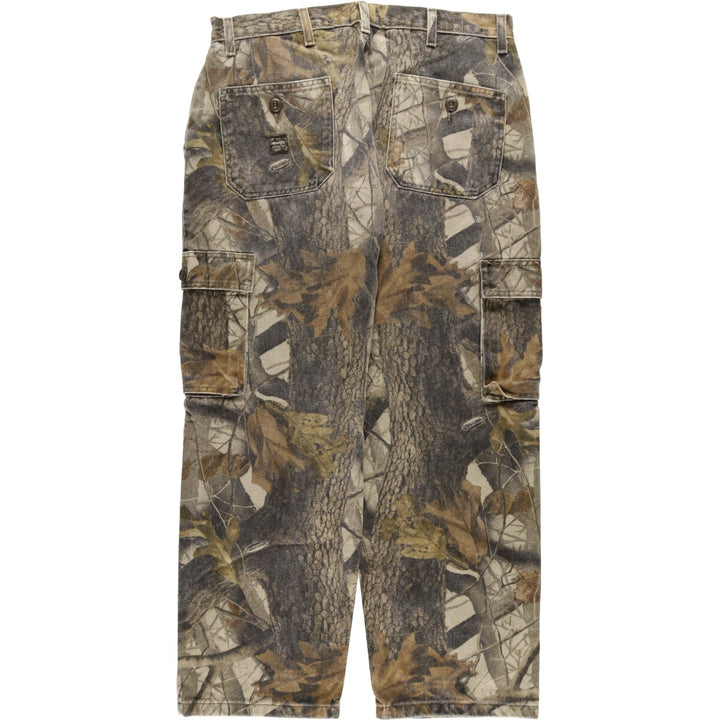 Wrangler Camouflage Pattern Real Tree Camo Cargo Pants Men's W36 equivalent / eaa423877