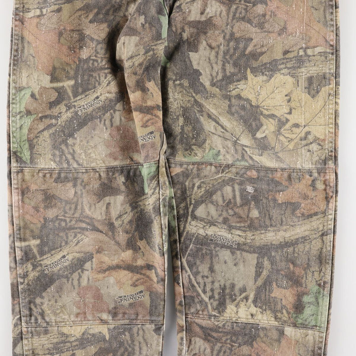 Wrangler Camouflage Pattern Real Tree Camo Double Knee Hunting Pants Men's W34 equivalent / eaa423878