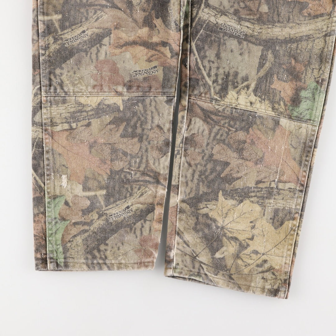 Wrangler Camouflage Pattern Real Tree Camo Double Knee Hunting Pants Men's W34 equivalent / eaa423878