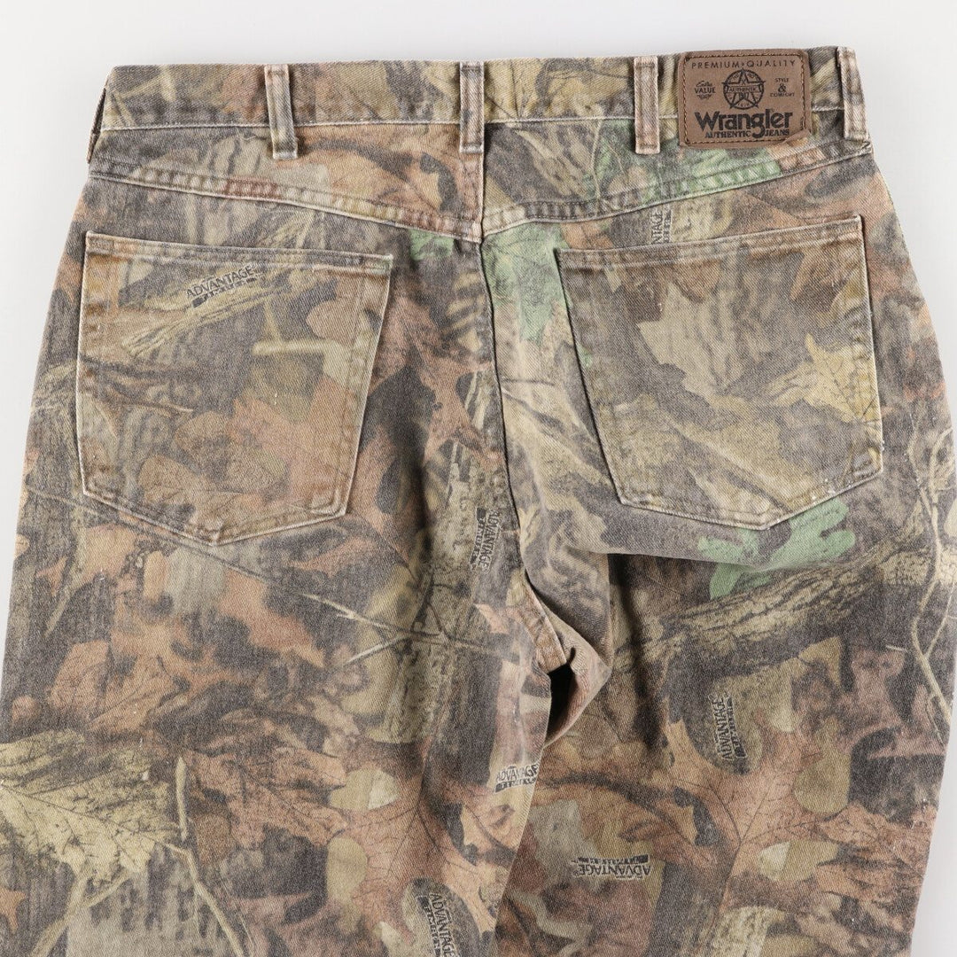 Wrangler Camouflage Pattern Real Tree Camo Double Knee Hunting Pants Men's W34 equivalent / eaa423878